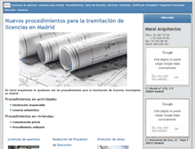 Tablet Screenshot of maralarquitectos.com